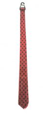 TWM kravata malí piráti 145 cm hedvábí červená / černá