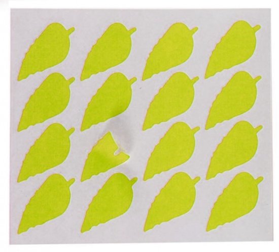 TWM štítky list 22 x 49 mm papír žlutý 80 ks