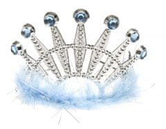 TWM Princezna koruna s modrými peříčky