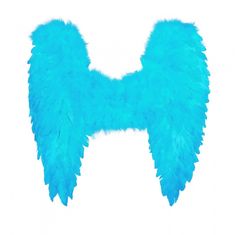 TWM skládací andělská křídla 50 x 50 cm, tyrkysové dámské