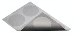 TWM podložka 30 x 45 cm PVC/polyester stříbrně šedá