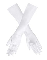 TWM rukavice na loktech Monte Carlo dámské saténové bílé