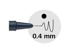 TWM Pictus permanentní jemná linka 0,4 mm z nerezové oceli zelená