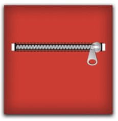 TWM Juniorský polštářek 40 x 40 cm červený polyester