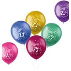 TWM Happy 25th to you balónky 33 cm latex 6 ks