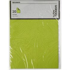 TWM texturovaný papír 21 x 29,7 cm 20 kusů zelený