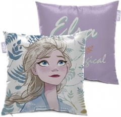 TWM Polštář Elsa Frozen junior 40 x 40 cm polyester