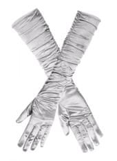 TWM Hollywoodské dámské stříbrné rukavice na loket