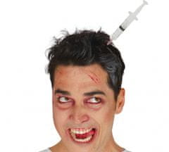 TWM injekční stříkačka Halloween bílý jednorozměrný diadém