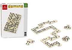 TWM domino junior 2,4 x 4,9 cm bílá / černá 28 kusů