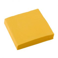 TWM žluté ubrousky 25 x 25 cm, 20 kusů