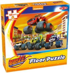 TWM podlahové puzzle Nickelodeon Blaze 60 x 40 cm 35 dílků