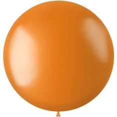 TWM Kovový balónek 78 cm v latexové oranžové barvě