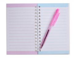 TWM dívčí zápisník s propiskou 15 cm modrý svetr