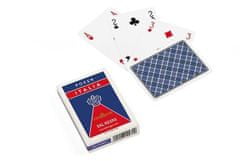 TWM Hrací karty Poker Italia 88 mm modrý karton 55dílný