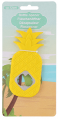 TWM otvírák na lahve ananas 12 x 7,5 cm polypropylen žlutý