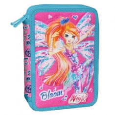 TWM penál Winx Club girls 21 cm polyester modrý 31 ks