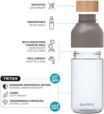 TWM Láhev na pití Tritan Ice 570 ml červená / průhledná