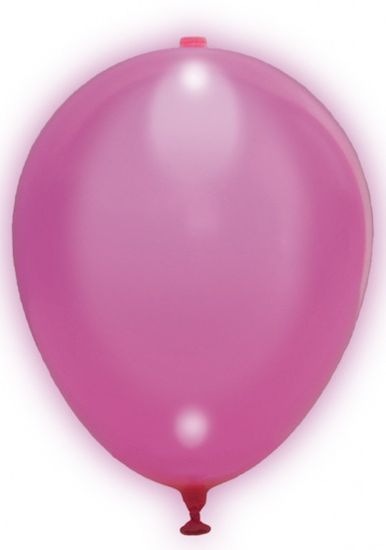 TWM Balónky Lightning 23 cm latexové růžové 5 kusů