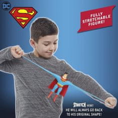 TWM Mini Stretch panenka Superman 25 cm guma / gel modrá / červená