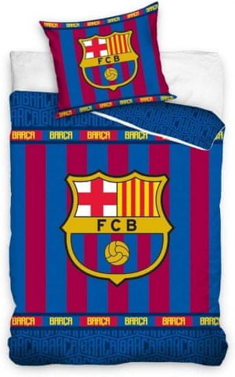 TWM povlak na přikrývku FC Barcelona junior 140 x 200 cm bavlna