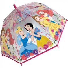 TWM deštník Princess girls 45 cm průhledný