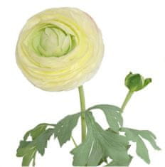 TWM Ranunculus umělá květina 59 x 12 cm bílá