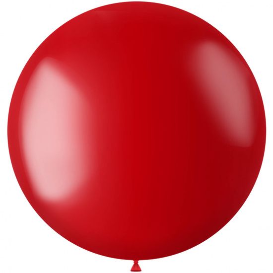 TWM Kovový balónek 78 cm červený latex