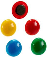 TWM magnety 2 cm zelená / žlutá / modrá / červená 6 ks