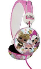 TWM sluchátka LOL Glitter Glam girls 19,5 cm 20W růžová