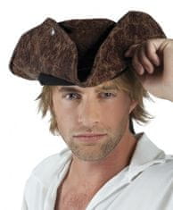TWM hnědý pirátský klobouk