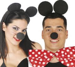 TWM kostýmový nos Martien Mouse černá pěna