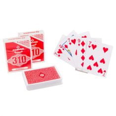 TWM hrací karty 90 x 67 x 20 mm červený karton