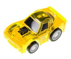 TWM auto průhledné kluky 5 x 3 cm žluté