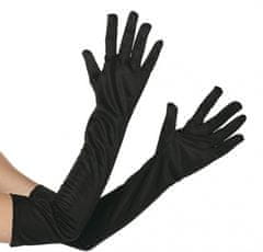 TWM extra dlouhé unisex rukavice jedné velikosti černé