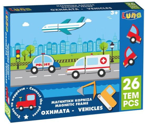 TWM puzzle traffic junior 29 x 22 cm, karton 26 dílků