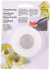 TWM žehlitelná páska švu 20 mx 22 mm bílý polyamid