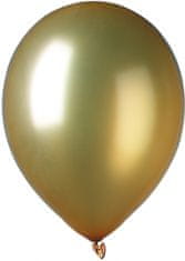 TWM 30 cm kovové balónky, latexové zlato 7 ks