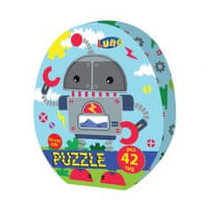 TWM puzzle Roboti junior 42 x 42 cm karton 42 ks