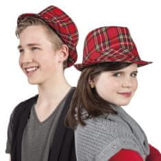 TWM Kšiltovka Popstar Tartan Red One Size