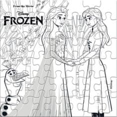 TWM barevné puzzle věž Frozen junior 13 cm fialová 24 dílků