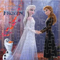 TWM barevné puzzle věž Frozen junior 13 cm fialová 24 dílků