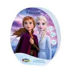 TWM barevné puzzle věž Frozen junior 13 cm fialová 24 dílků