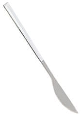 TWM jídelní nůž 22,5 x 2 cm z nerezové oceli bílý/stříbrný