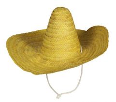 TWM sombrero klobouk 50 cm slámově žlutý