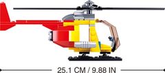 TWM Juniorská helikoptéra 25,1 cm červená / žlutá 100dílná