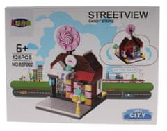 TWM Mini City Streetview Candy Store Set 126dílný (657002)