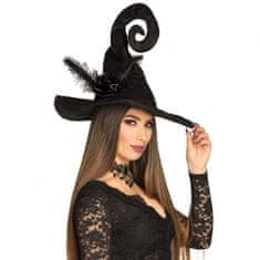 TWM čarodějnický klobouk Duvessa 42 cm dámský černý polyester