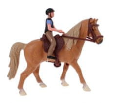 TWM jezdec v sestavě pro hru koně s koněm bronz 11 cm