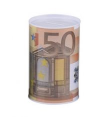 TWM nádrž na prase 50 euro 12,5 x 8 cm bílá / oranžová